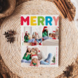 Cartes Pour Fêtes Annuelles Colorée et Joyeuse année en révision Vertical 3 Ph<br><div class="desc">Découvrez la joie et la magie de la saison des Fêtes avec cette année unique et festive, colorée et joyeuse en revue 3 photo carte de vacances verticale. Son design simple mais amusant présente une palette de couleurs arc-en-ciel rouge, vert, jaune, bleu, orange et rose, créant une atmosphère dynamique et...</div>