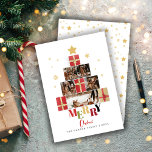 Cartes Pour Fêtes Annuelles Colorful Joyeux arbre de Noël Collage de famille<br><div class="desc">Un design coloré de cartes de Noël Joyeux avec un collage photo d'arbre de Noël qui ravira famille et amis cette joyeuse saison de Noël.</div>