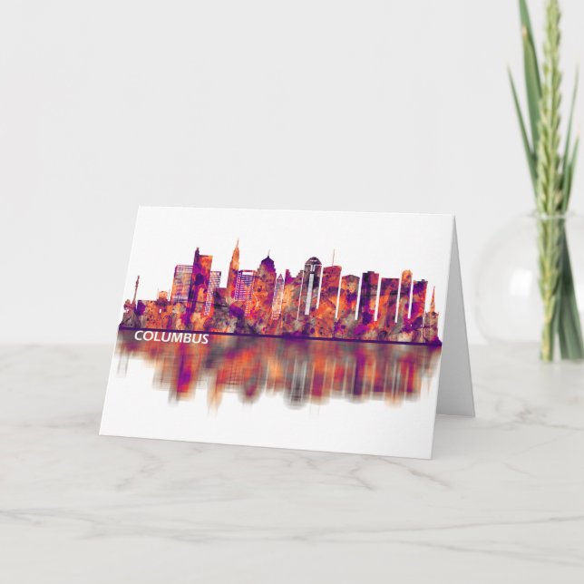 Cartes Pour Fêtes Annuelles Columbus Ohio (Devant)