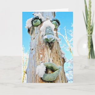 Cartes Pour Fêtes Annuelles Combat de neige