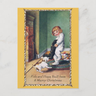 Cartes Pour Fêtes Annuelles Combats de cabot pour la partie équitable du butin