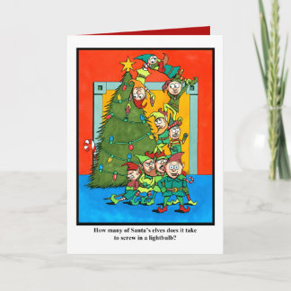 Cartes Pour Fêtes Annuelles Combien d'elfes prend-il ?