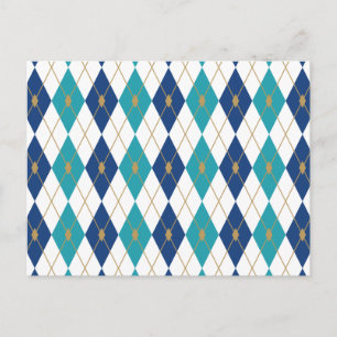 Cartes Pour Fêtes Annuelles Combinaison de couleurs de losange 5