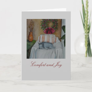 Cartes Pour Fêtes Annuelles Comfort and Joy