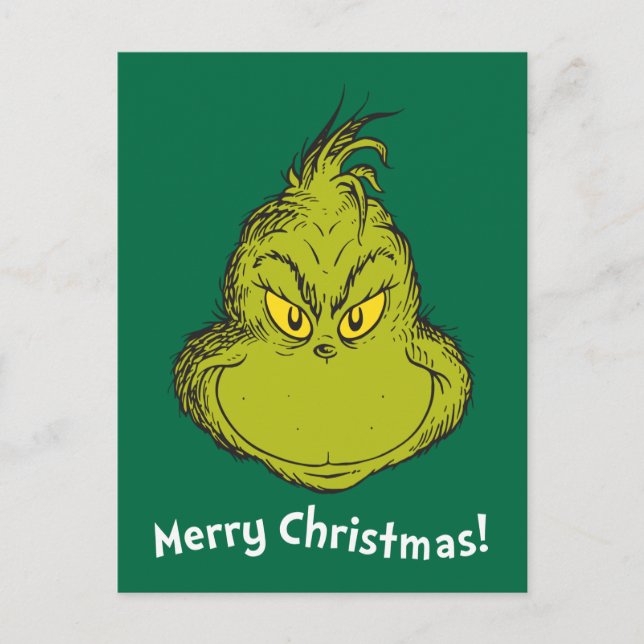 Cartes Pour Fêtes Annuelles Comment Grinch Stole Christmas Classic Grinch (Devant)
