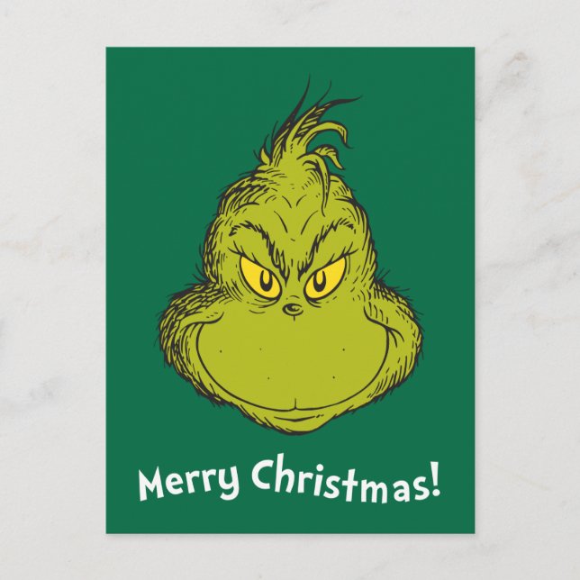 Cartes Pour Fêtes Annuelles Comment Grinch Stole Christmas Classic Grinch (Devant)