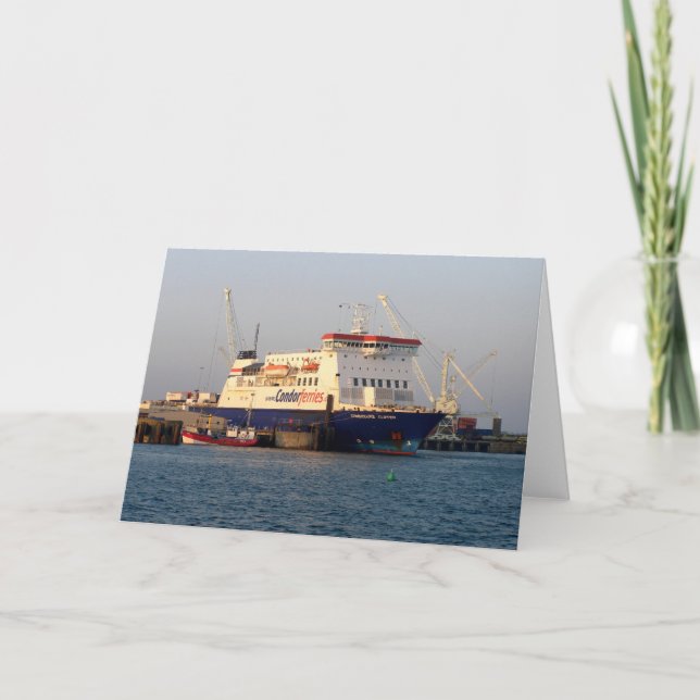 Cartes Pour Fêtes Annuelles Commodore Clipper à St Peter Port Guernesey (Devant)