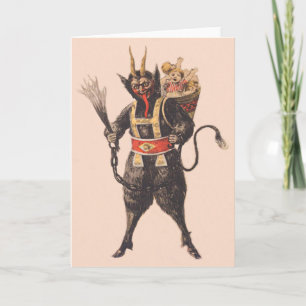 Cartes Pour Fêtes Annuelles Commutateur Krampus Kidnapping