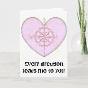 Cartes Pour Fêtes Annuelles Compas cardiaque