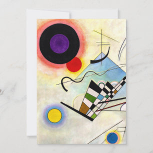 Cartes Pour Fêtes Annuelles Composition Kandinsky 8