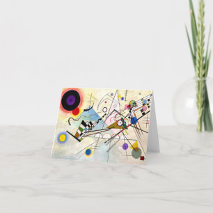 Cartes Pour Fêtes Annuelles Composition Kandinsky 8