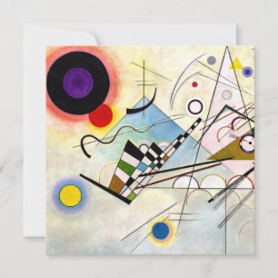 Cartes Pour Fêtes Annuelles Composition Kandinsky 8