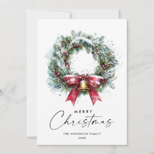 Cartes Pour Fêtes Annuelles Composition minimaliste neutre de Noël de Boho