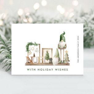 Cartes Pour Fêtes Annuelles Composition minimaliste neutre de Noël de Boho
