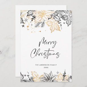 Cartes Pour Fêtes Annuelles Composition minimaliste neutre de Noël de Boho