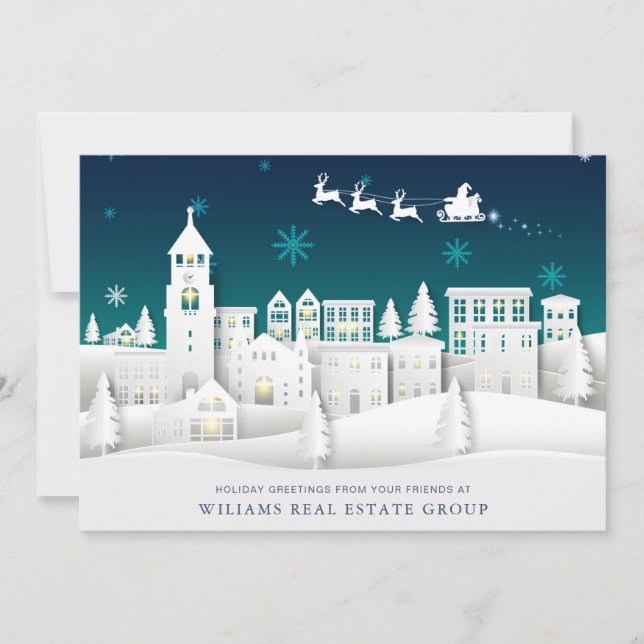 Cartes Pour Fêtes Annuelles Composition moderne de Christmas (Devant)