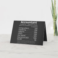 Comptable Nutrition Fact, Nutrition Fact
