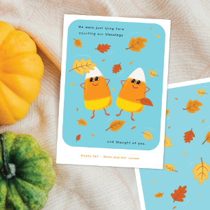 Cartes Pour Fêtes Annuelles Compter ses bénédictions Bonbons en forme de maï