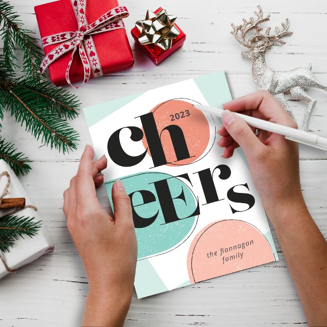 Cartes Pour Fêtes Annuelles Conception abstraite de la nouvelle année (Créateur téléchargé)