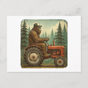 Cartes Pour Fêtes Annuelles Conception d'agriculteur drôle Hommes Tracteur Ran