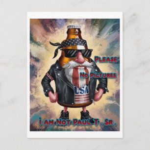 Cartes Pour Fêtes Annuelles Conception de bière drôle colorée sur un