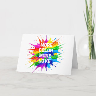 Cartes Pour Fêtes Annuelles Conception de mois de fierté de giclée d'arc-en-ci
