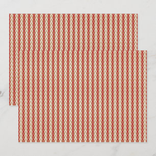 Cartes Pour Fêtes Annuelles Conception de motif à rayures désertiques boho