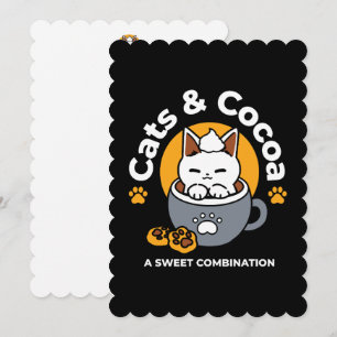 Cartes Pour Fêtes Annuelles Conception de Mug de vacances avec Cosy Cat et Paw