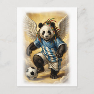 Cartes Pour Fêtes Annuelles Conception de Panda dans le style de Michelangelo