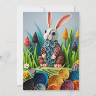 Cartes Pour Fêtes Annuelles Conception de Quay Bunny de Pâques