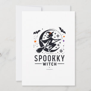 Cartes Pour Fêtes Annuelles Conception de sorcière effrayante Halloween - Vola
