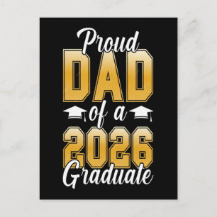 Cartes Pour Fêtes Annuelles Conception de t-shirt pour papa fier d'un diplômé 