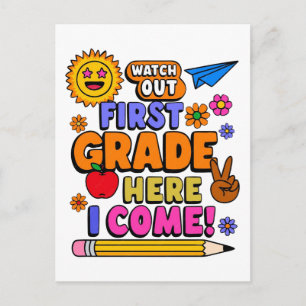 Cartes Pour Fêtes Annuelles Conception de vecteur de rentrée scolaire de premi