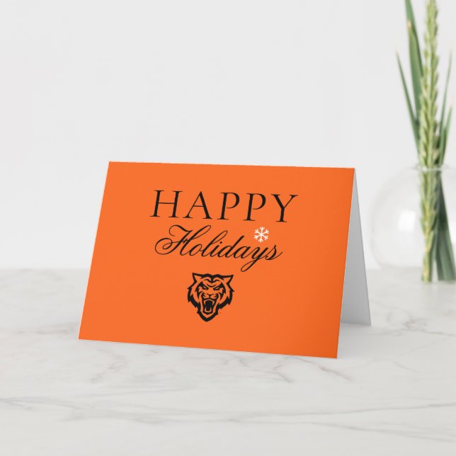 Cartes Pour Fêtes Annuelles Conception d'esprit des Bengals de l'Université d' (Devant)