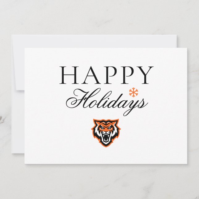 Cartes Pour Fêtes Annuelles Conception d'esprit des Bengals de l'Université d' (Devant)
