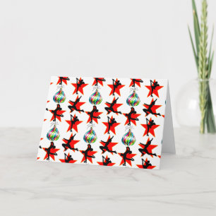 CARTES POUR FÊTES ANNUELLES CONCEPTION FESTIVE DE CHRISTMAS EN PLEIN AIR