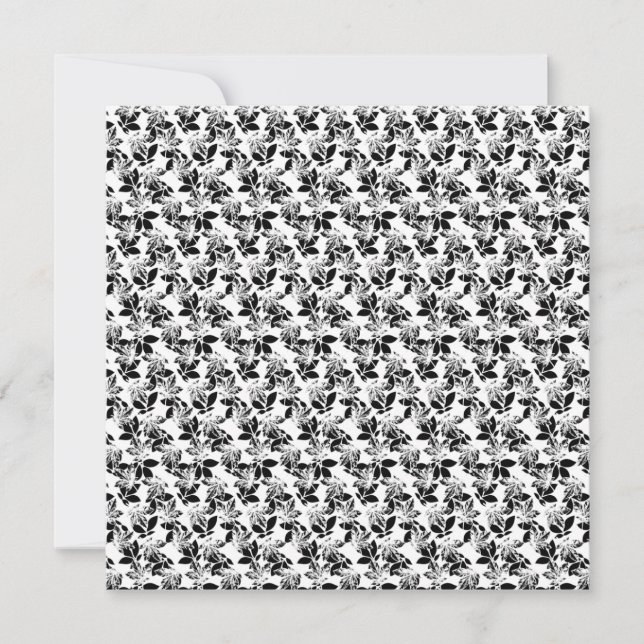 Cartes Pour Fêtes Annuelles conception florale Vingt et Un (Devant)