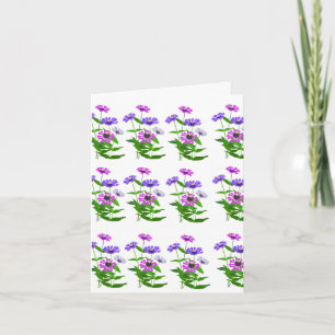 Cartes Pour Fêtes Annuelles Conception minimaliste spirituelle florale céleste