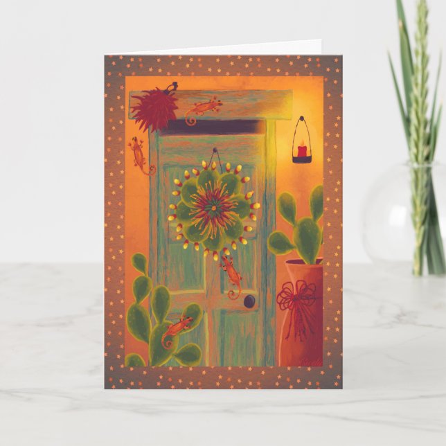 Cartes Pour Fêtes Annuelles Conception personnalisée du sud-ouest (Devant)