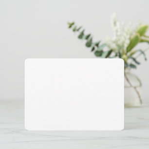 Cartes Pour Fêtes Annuelles Conception simple blanche personnalisée Ajouter un