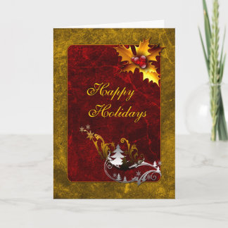 Cartes Pour Fêtes Annuelles Conception traditionnelle de Noël