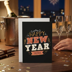 Cartes Pour Fêtes Annuelles Conception unique pour le Nouvel An personnalisée
