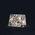 Cartes Pour Fêtes Annuelles Concevez votre propre collage de 10 photos<br><div class="desc">Personnalisez votre propre photographie personnelle. Vous pouvez créer ce produit personnalisé pour des occasions spéciales comme les mariages, les anniversaires, Noël, les fêtes, les hommages, la remise de diplômes, les anniversaires de mariage et plus encore. Il peut également être offert en cadeau à votre meilleur ami, ami proche, famille et...</div>