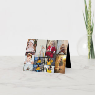 Cartes Pour Fêtes Annuelles Concevez votre propre collage de 11 photos