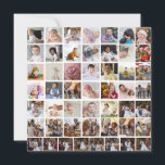 Cartes Pour Fêtes Annuelles Concevez votre propre collage de 50 photos<br><div class="desc">Personnalisez votre photographie. Vous pouvez créer ce produit personnalisé pour des occasions spéciales comme les mariages,  les anniversaires,  Noël,  les vacances,  les hommages,  la remise de diplôme,  les anniversaires de mariage et plus encore. Il peut également être offert en cadeau à votre meilleur ami,  ami proche,  famille et parents.</div>