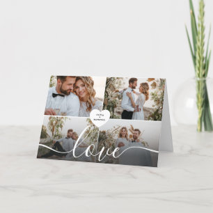 Cartes Pour Fêtes Annuelles Concevez Votre Propre Photographie de Collage d'Am