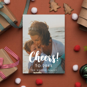 Cartes Pour Fêtes Annuelles Concours moderne à la photo du Nouvel An 2026