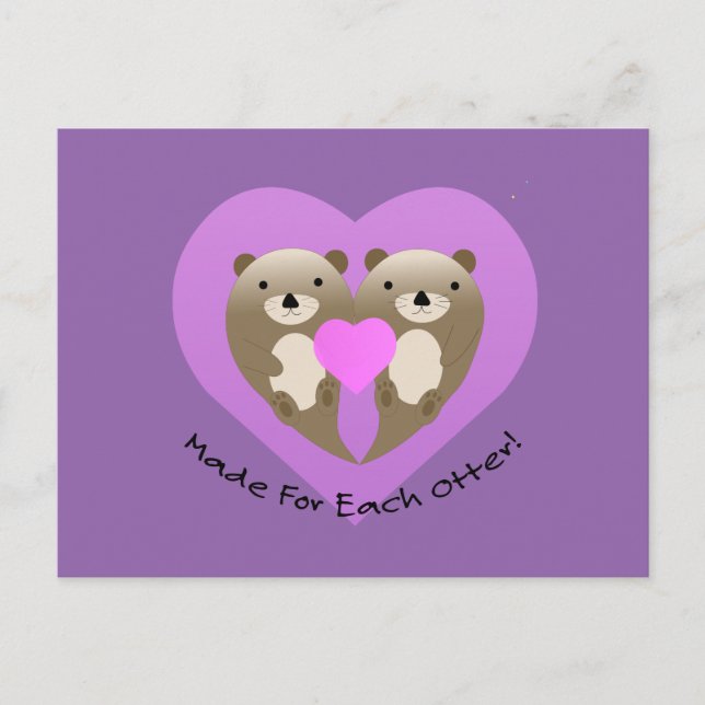 Cartes Pour Fêtes Annuelles Conçu pour chaque loutre (Devant)