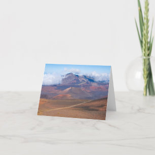 Cartes Pour Fêtes Annuelles cônes de cendres et montagnes au cratère haleakala