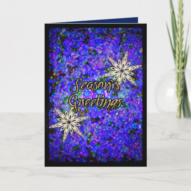 Cartes Pour Fêtes Annuelles Confettis (Devant)